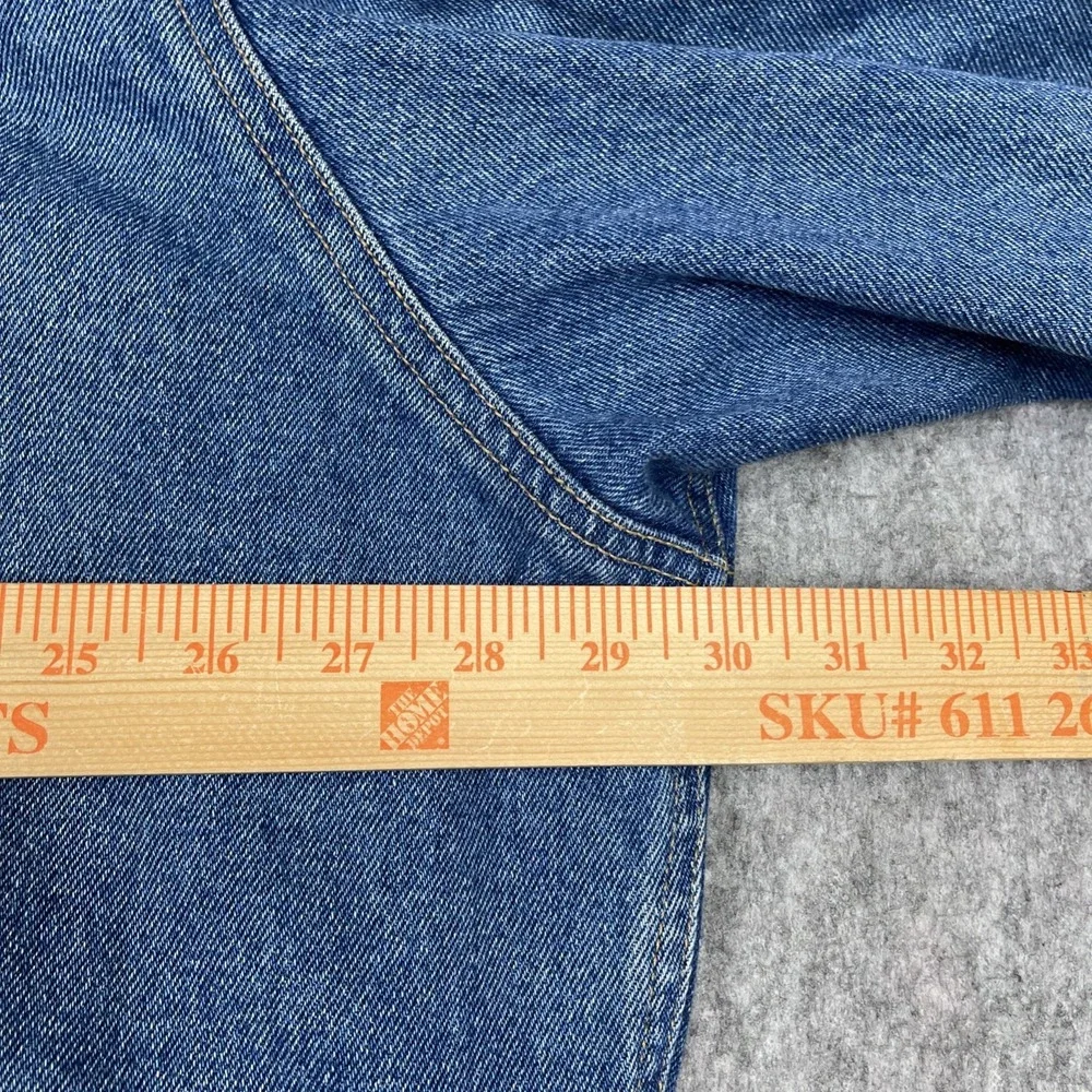 Vintage Wrangler Hero Jacket‎ Mens 4XL Blue Denim Trucker Cowboy Western 90s